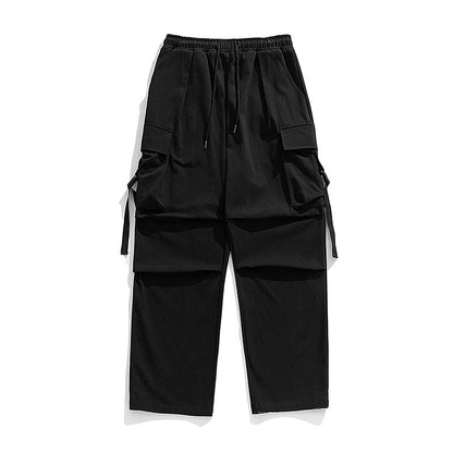 Men Cargo Pants Retro Classic Men's Casual Pants Spring and Summer Loose