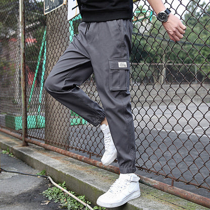 Men Cargo Pants Retro Classic Men's Pants Trendy Spring and Autumn Overalls Men's Loose Leisure Sports