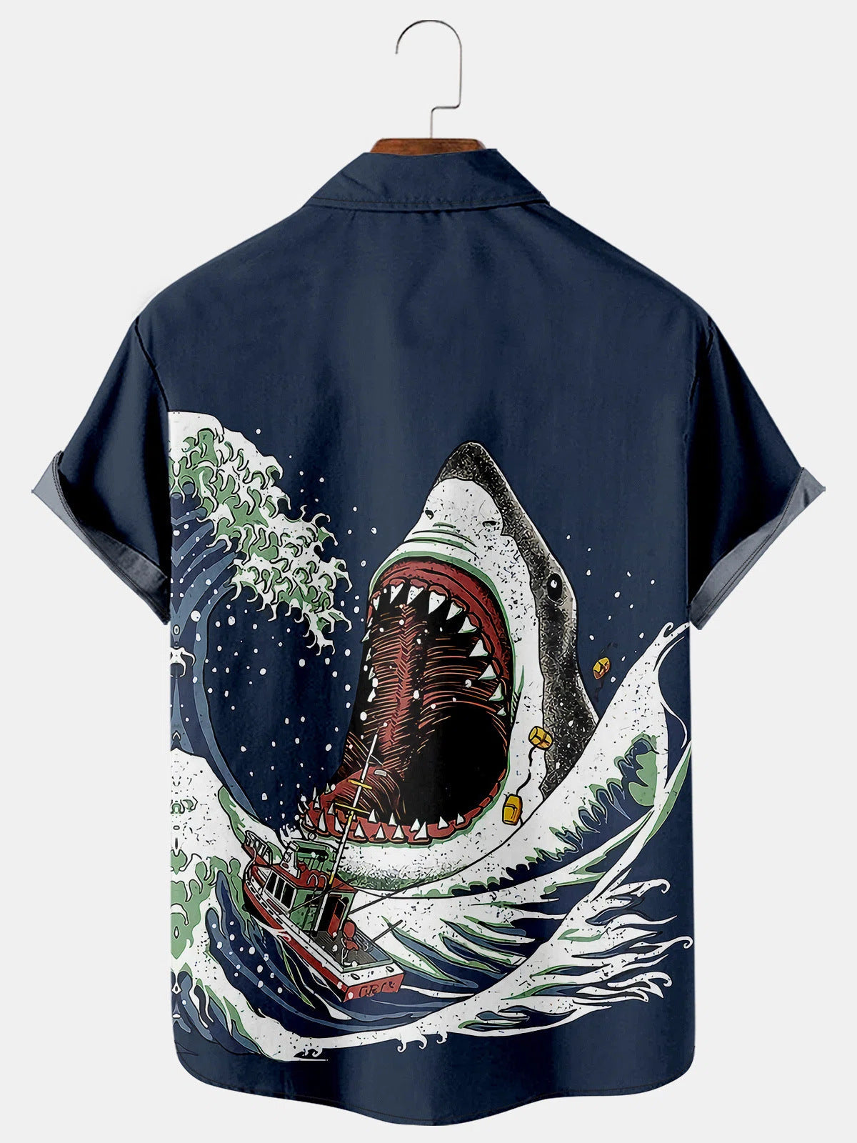 Men Beach Leisure T Shirts Men's Fashion Fashion Short Sleeve Shirt