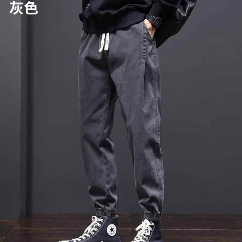 Men's Cargo Pants Summer Pants Men's Trendy All-Matching Trousers Loose Sports and Leisure