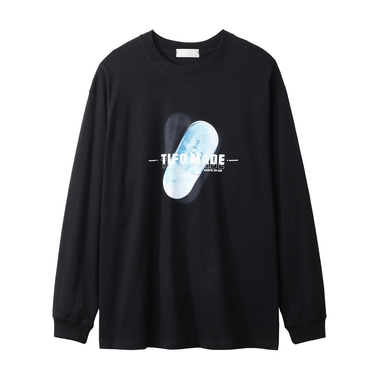 Men Long Sleeve T Shirt Science Fiction Trendy Casual Three-Dimensional Printing