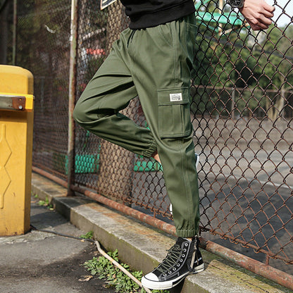 Men Cargo Pants Retro Classic Men's Pants Trendy Spring and Autumn Overalls Men's Loose Leisure Sports