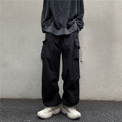 Men Cargo Pants Retro Classic Workwear Casual Trousers Men's Spring and Autumn Loose Straight