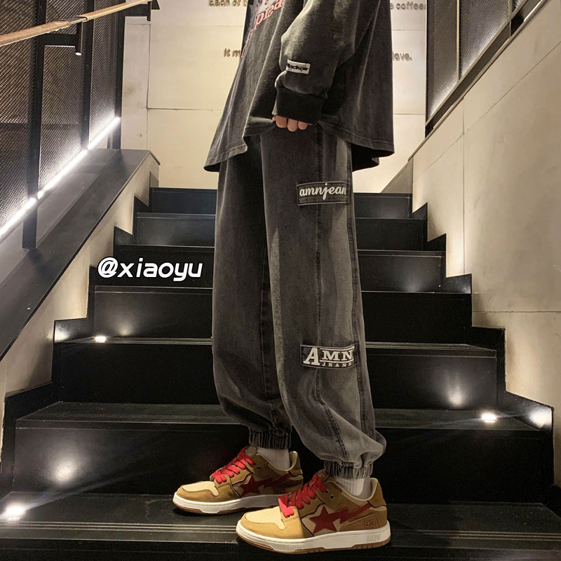 Men Cargo Pants Retro Classic Loose Oversized Casual Pants