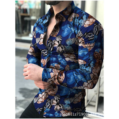 Men Beach Leisure T Shirts Spring and Autumn Men's Casual