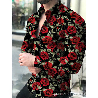 Men Beach Leisure T Shirts Summer Men's Casual Long Sleeve