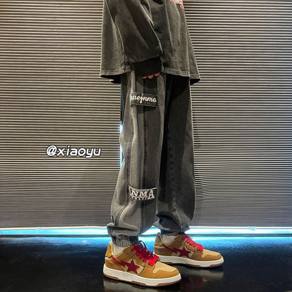 Men Cargo Pants Retro Classic Loose Oversized Casual Pants