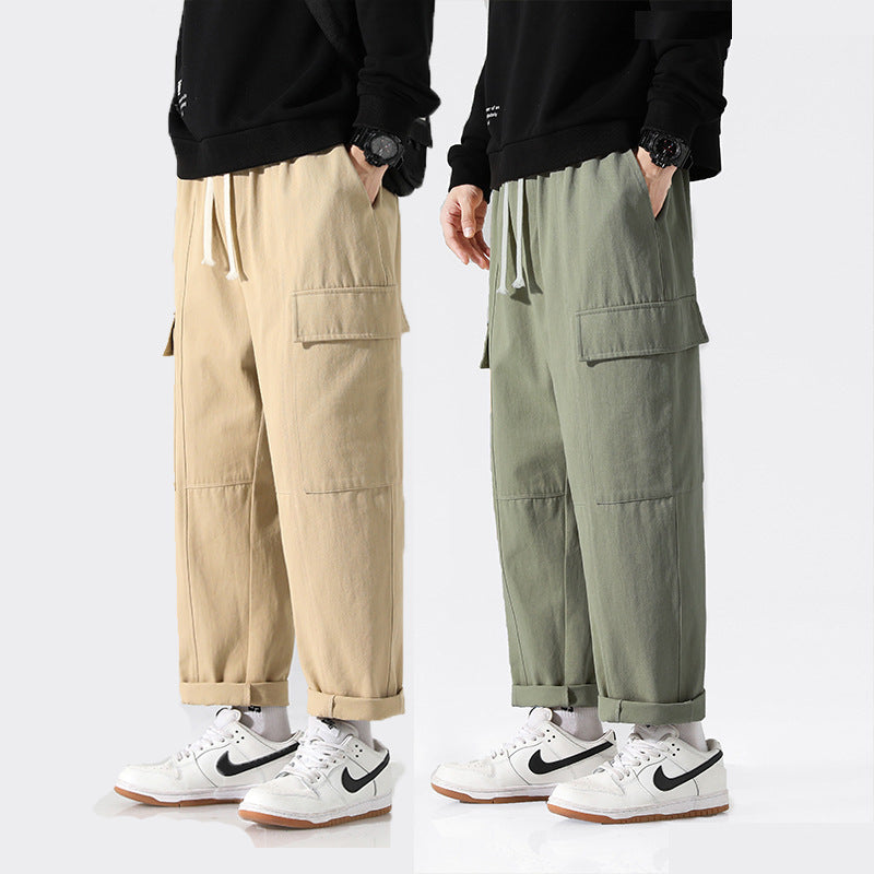 Men Cargo Pants Retro Classic Men's Loose Spring Exercise Casual Pants