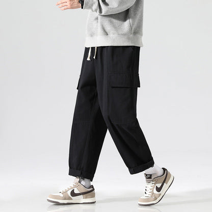 Men Cargo Pants Retro Classic Men's Loose Spring Exercise Casual Pants