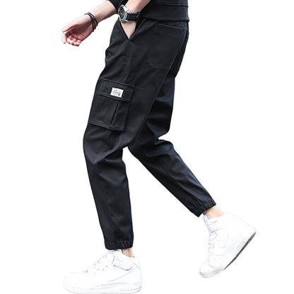 Men Cargo Pants Retro Classic Men's Pants Trendy Spring and Autumn Overalls Men's Loose Leisure Sports