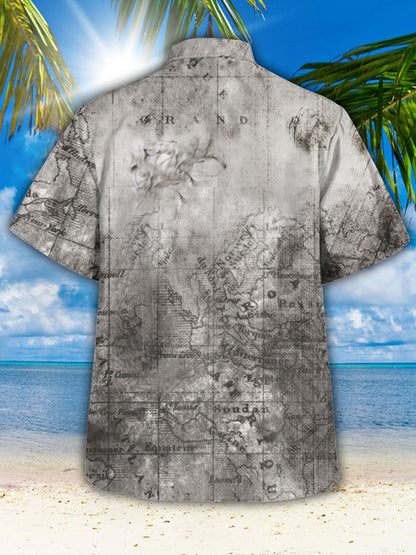 Men Beach Leisure T Shirts Men's Short Sleeve Shirt